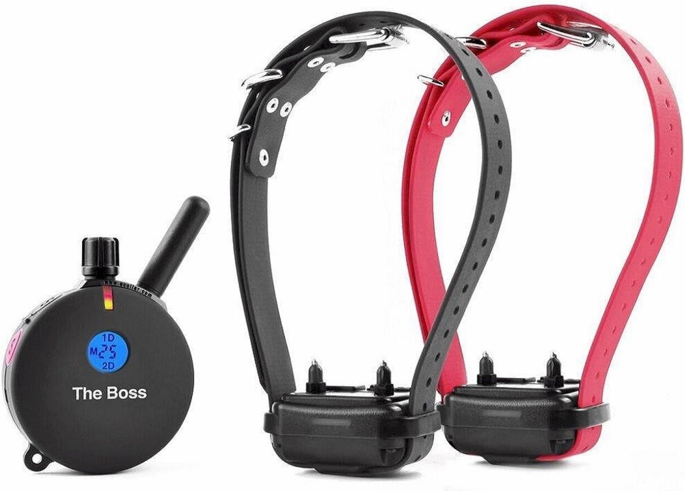 E-Collar Dog Training Collar, Rechargeable Remote + Finger Clicker, for Small to Medium Dogs, Humane Tapping Stimulation, 100 Levels, Tone, Light, 1/2 Mile 1 Dog, Zen