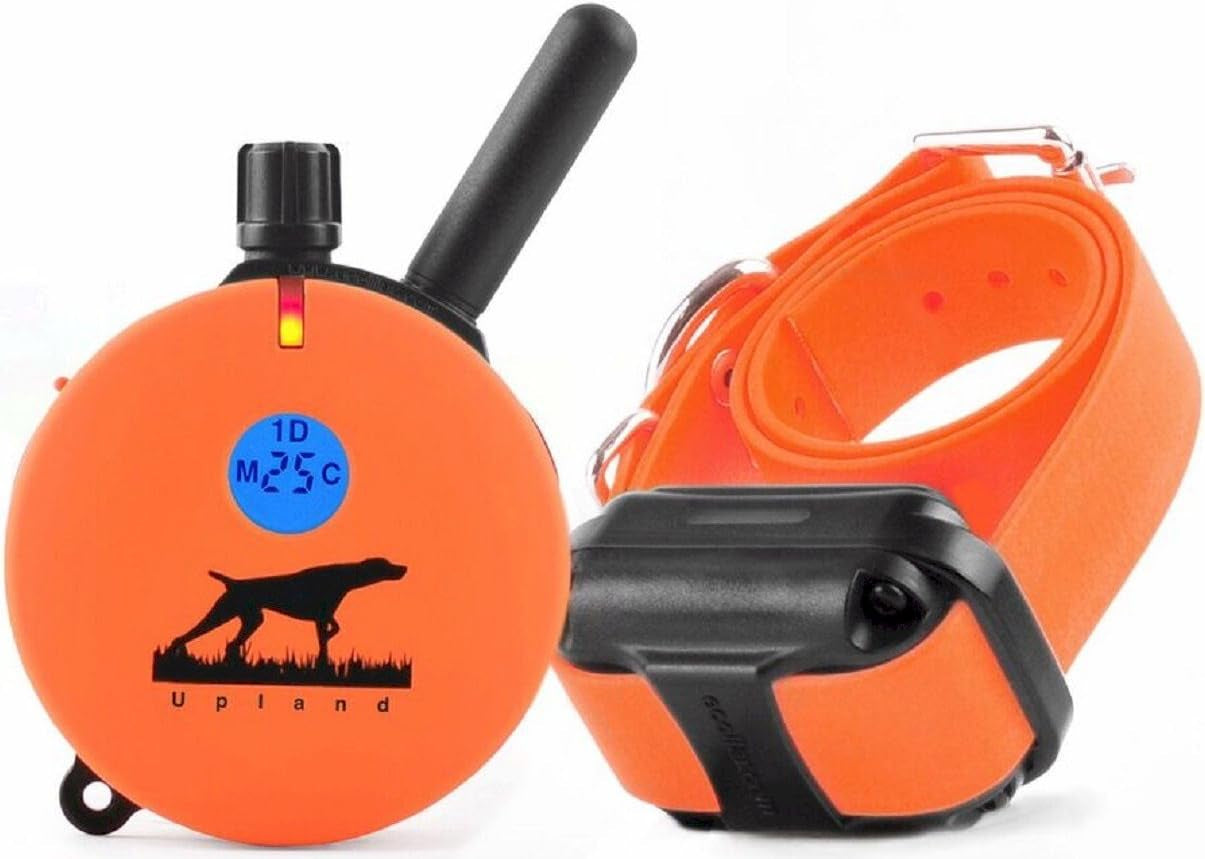 E-Collar Dog Training Collar, Rechargeable Remote + Finger Clicker, for Small to Medium Dogs, Humane Tapping Stimulation, 100 Levels, Tone, Light, 1/2 Mile 1 Dog, Zen