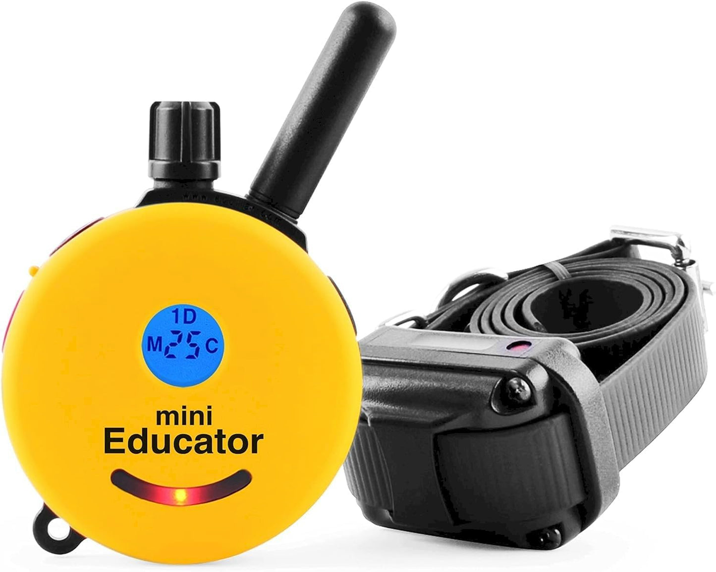 E-Collar Dog Training Collar, Rechargeable Remote + Finger Clicker, for Small to Medium Dogs, Humane Tapping Stimulation, 100 Levels, Tone, Light, 1/2 Mile 1 Dog, Zen