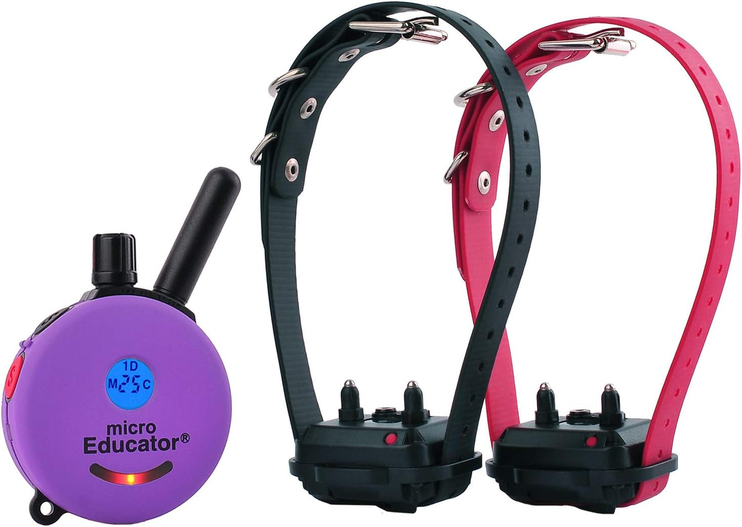 E-Collar Dog Training Collar, Rechargeable Remote + Finger Clicker, for Small to Medium Dogs, Humane Tapping Stimulation, 100 Levels, Tone, Light, 1/2 Mile 1 Dog, Zen