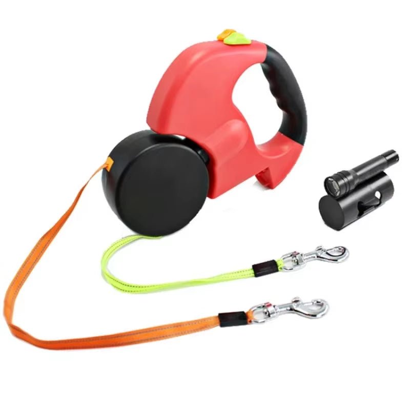 LED Automatic Retractable Traction Rope with Two - Headed and Plastic Bag Box Dog Leash Dog Chain Pet Supplies Dog Accessories - Eco and More Pet Store