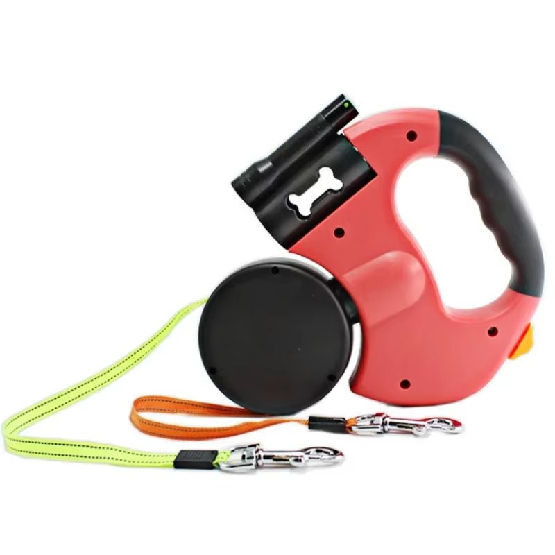 LED Automatic Retractable Traction Rope with Two - Headed and Plastic Bag Box Dog Leash Dog Chain Pet Supplies Dog Accessories - Eco and More Pet Store
