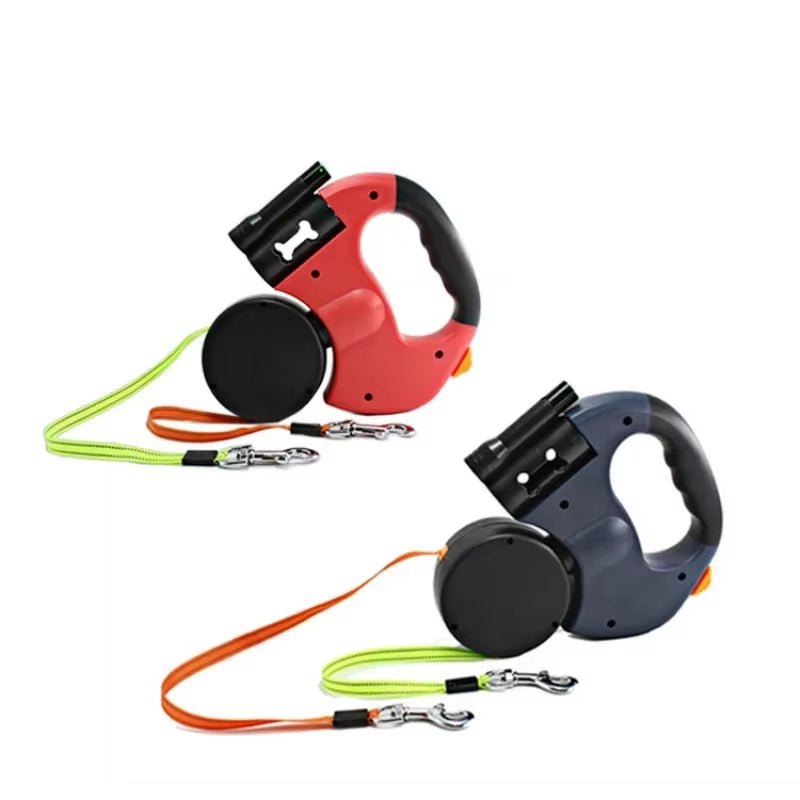 LED Automatic Retractable Traction Rope with Two - Headed and Plastic Bag Box Dog Leash Dog Chain Pet Supplies Dog Accessories - Eco and More Pet Store