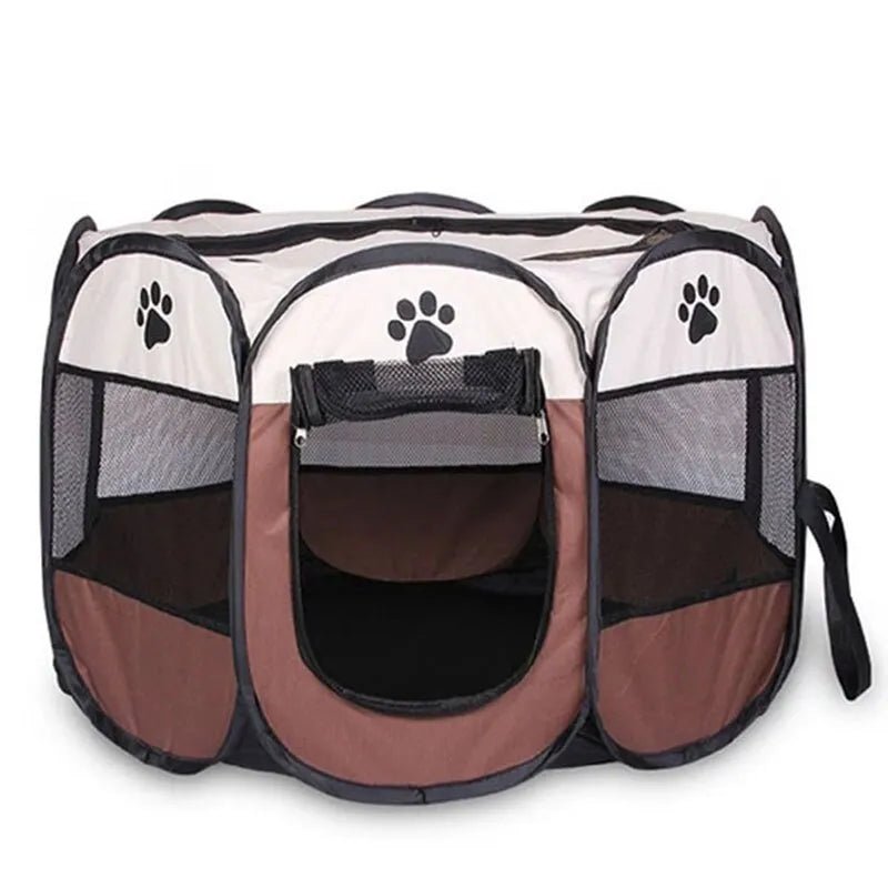 Portable Foldable Pet Tent Kennel Octagonal Fence Puppy Shelter Easy to Use Outdoor Easy Operation Large Dog Cages Cat Fences - Eco and More Pet Store