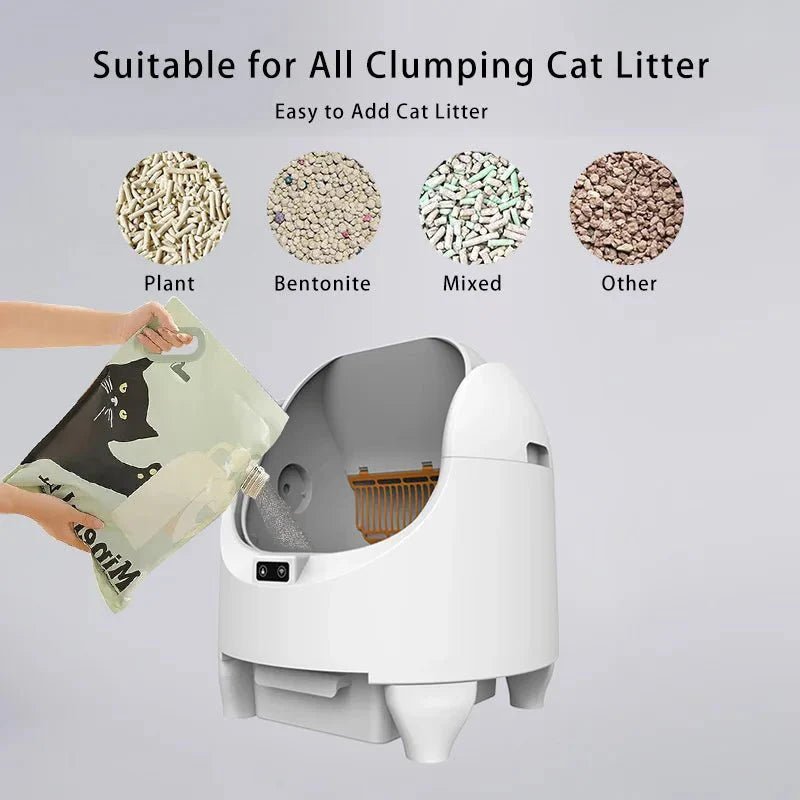 Smart Self - Cleaning Cat Litter Box | Automatic Odor Control - Eco and More Pet Store DBA Overseen