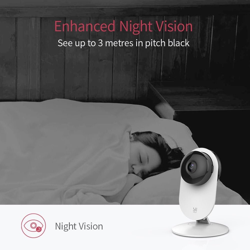 "1080P WiFi Indoor Security Camera with Night Vision & Motion Detection - Smart Pet Monitor Compatible with Alexa & Google Assistant" - Eco and More Pet Store