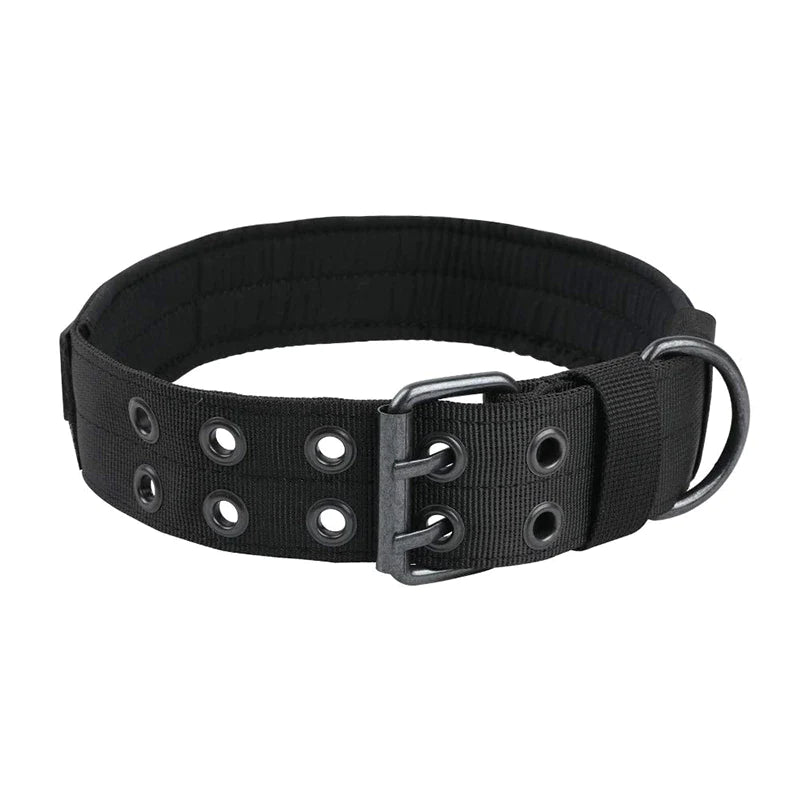 2" Wide Tactical Heavy Duty Nylon Large Dog Collar K9 Military with Metal Buckle - Eco and More Pet Store