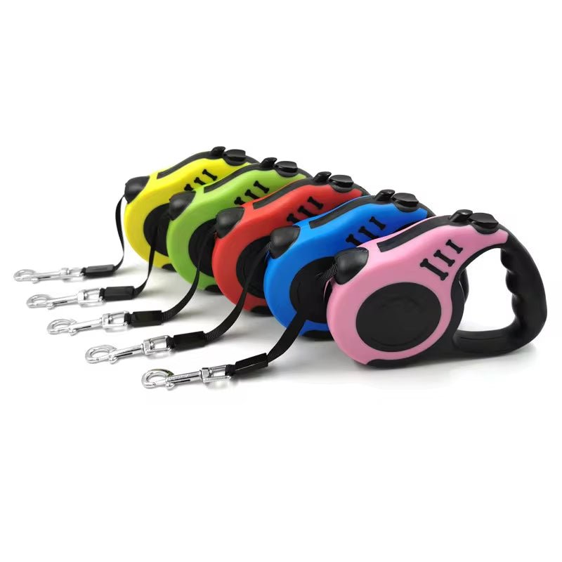 3 Meters 5 Meters Retractable Dog Leash Pet Leash Traction Rope Belt Automatic Flexible Leash for Small Medium Large Dog Product - Eco and More Pet Store