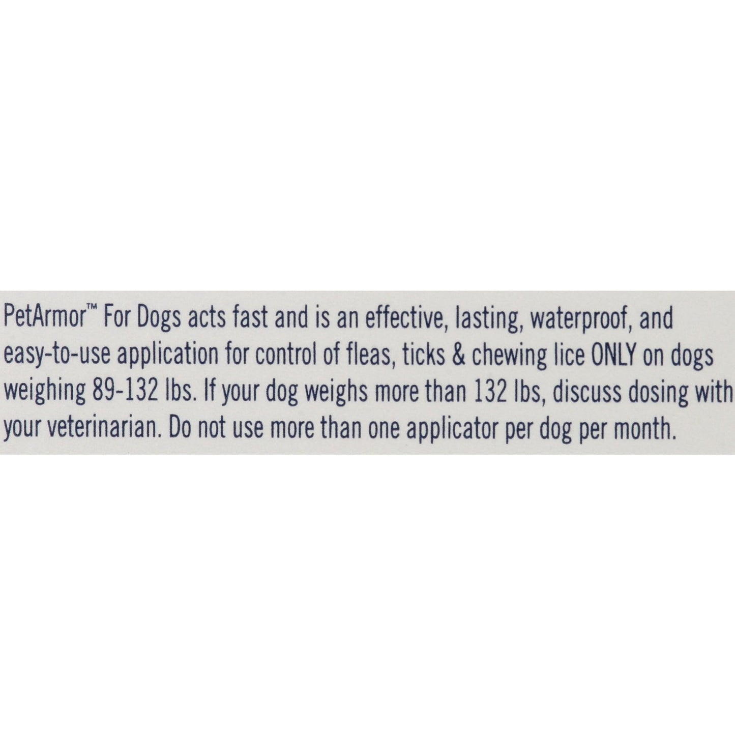 3 - Month Topical Flea & Tick Treatment for Large Dogs (89 - 132 lbs) | 3 Count - Effective, Long - Lasting Protection Against Pests - Eco and More Pet Store