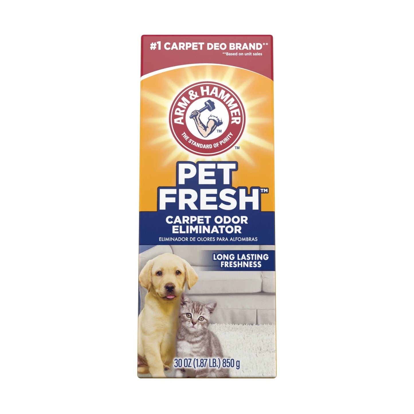 (3 Pack) Pet Fresh Odor Eliminating Deodorizing Carpet Powder, Pet Fresh, 30 Oz - Eco and More Pet Store DBA Overseen