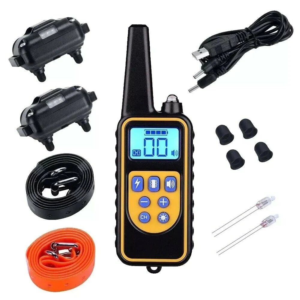 3000 FT Dog Training US Collar Rechargeable Remote Shock PET Waterproof Trainer - Eco and More Pet Store