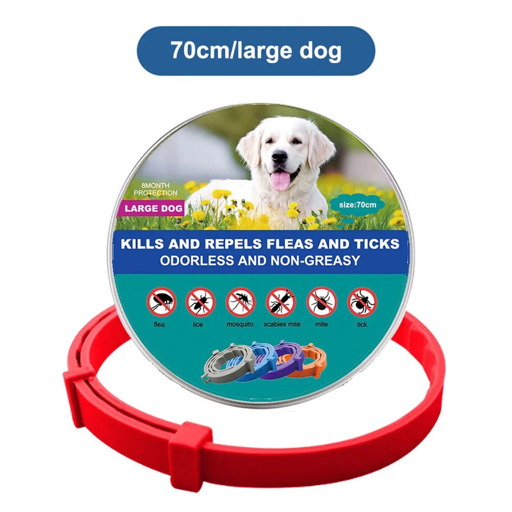 38Cm 70Cm Retractable Deworming Dog Cat Collar Pet anti Flea Ticks Collar Repellent Mosquito Pet Collars for Cats Dogs Products - Eco and More Pet Store