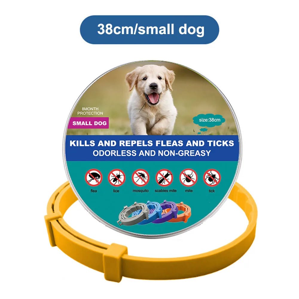 38Cm 70Cm Retractable Deworming Dog Cat Collar Pet anti Flea Ticks Collar Repellent Mosquito Pet Collars for Cats Dogs Products - Eco and More Pet Store