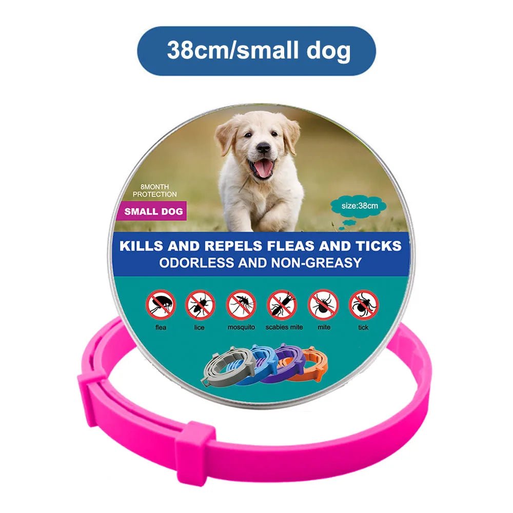 38Cm 70Cm Retractable Deworming Dog Cat Collar Pet anti Flea Ticks Collar Repellent Mosquito Pet Collars for Cats Dogs Products - Eco and More Pet Store