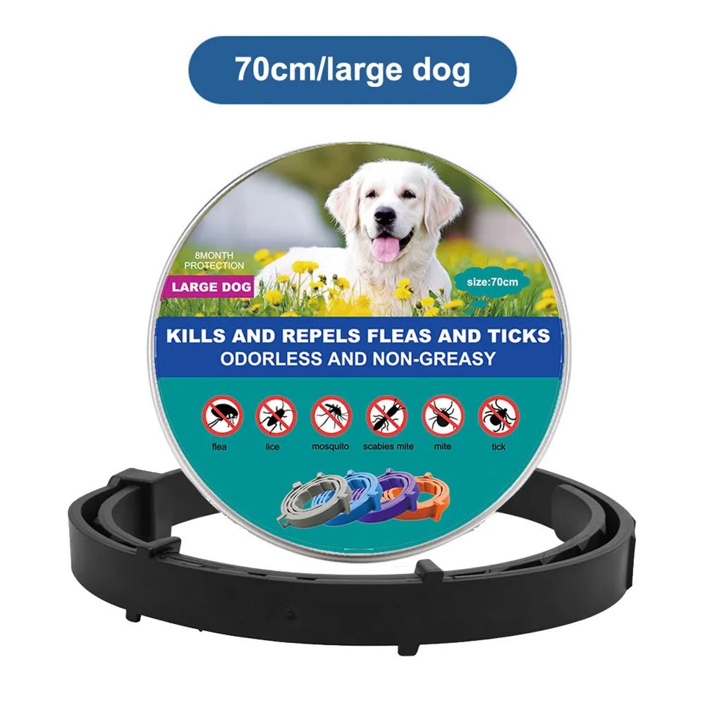 38Cm 70Cm Retractable Deworming Dog Cat Collar Pet anti Flea Ticks Collar Repellent Mosquito Pet Collars for Cats Dogs Products - Eco and More Pet Store