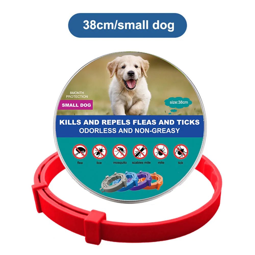 38Cm 70Cm Retractable Deworming Dog Cat Collar Pet anti Flea Ticks Collar Repellent Mosquito Pet Collars for Cats Dogs Products - Eco and More Pet Store