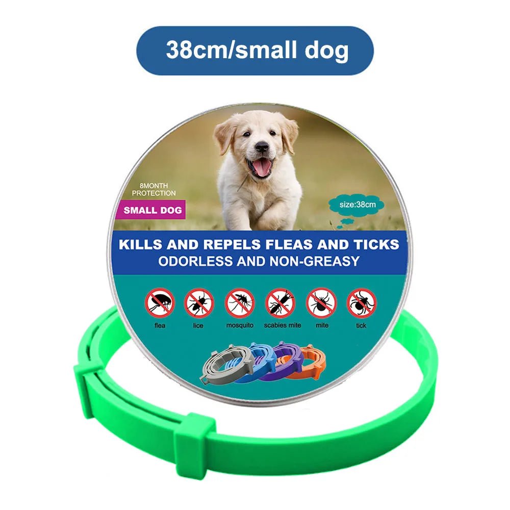 38Cm 70Cm Retractable Deworming Dog Cat Collar Pet anti Flea Ticks Collar Repellent Mosquito Pet Collars for Cats Dogs Products - Eco and More Pet Store