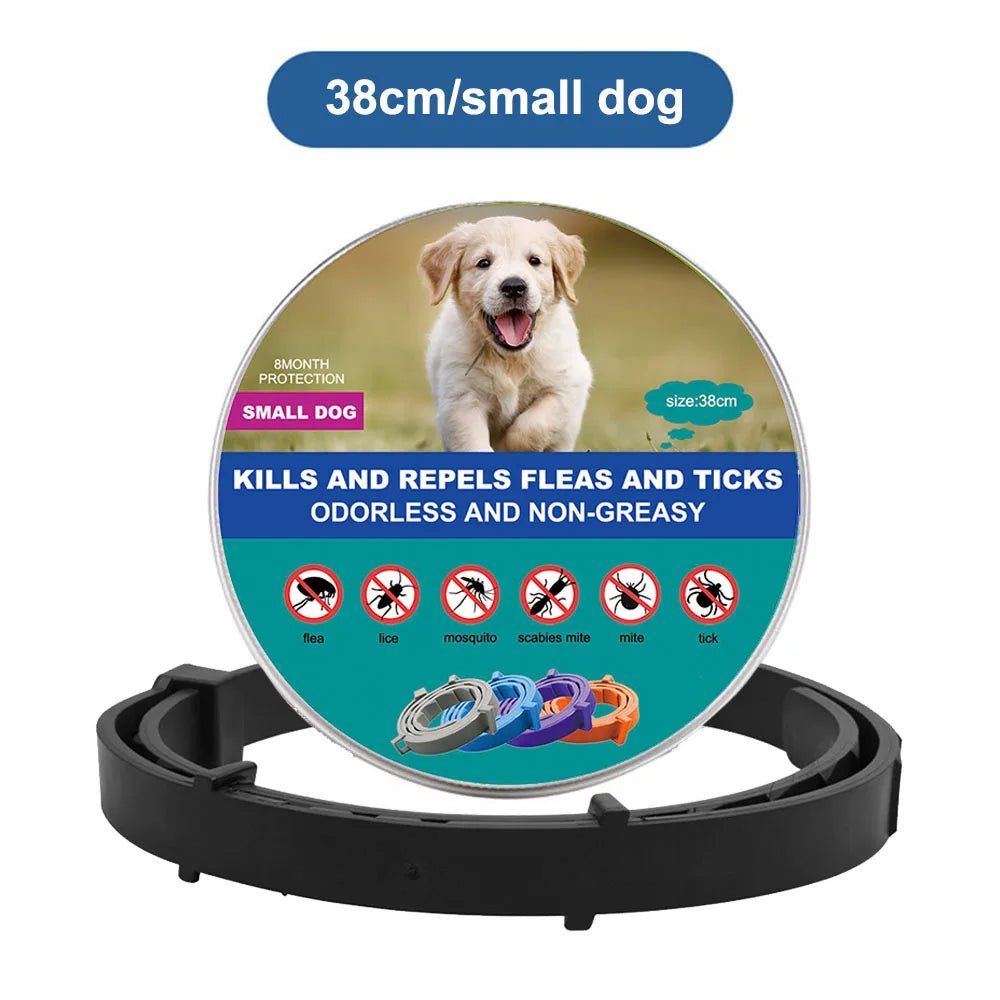 38Cm 70Cm Retractable Deworming Dog Cat Collar Pet anti Flea Ticks Collar Repellent Mosquito Pet Collars for Cats Dogs Products - Eco and More Pet Store