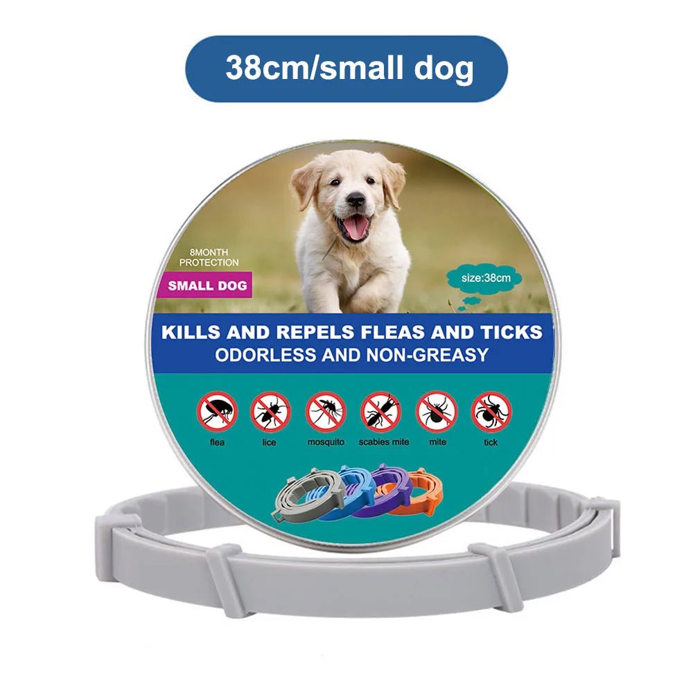 38Cm 70Cm Retractable Deworming Dog Cat Collar Pet anti Flea Ticks Collar Repellent Mosquito Pet Collars for Cats Dogs Products - Eco and More Pet Store