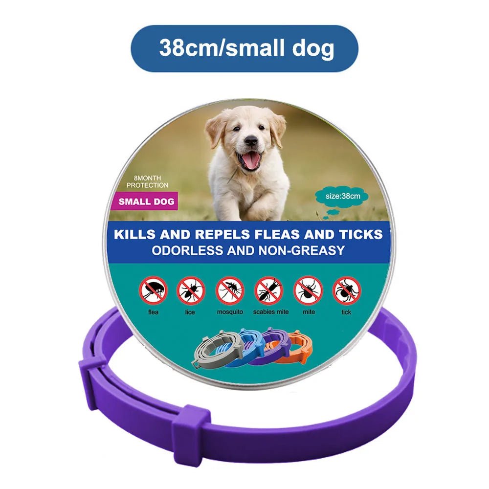 38Cm 70Cm Retractable Deworming Dog Cat Collar Pet anti Flea Ticks Collar Repellent Mosquito Pet Collars for Cats Dogs Products - Eco and More Pet Store