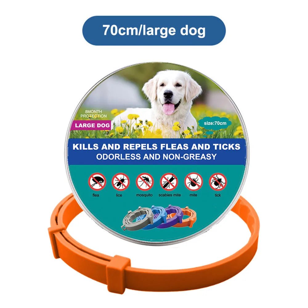 38Cm 70Cm Retractable Deworming Dog Cat Collar Pet anti Flea Ticks Collar Repellent Mosquito Pet Collars for Cats Dogs Products - Eco and More Pet Store