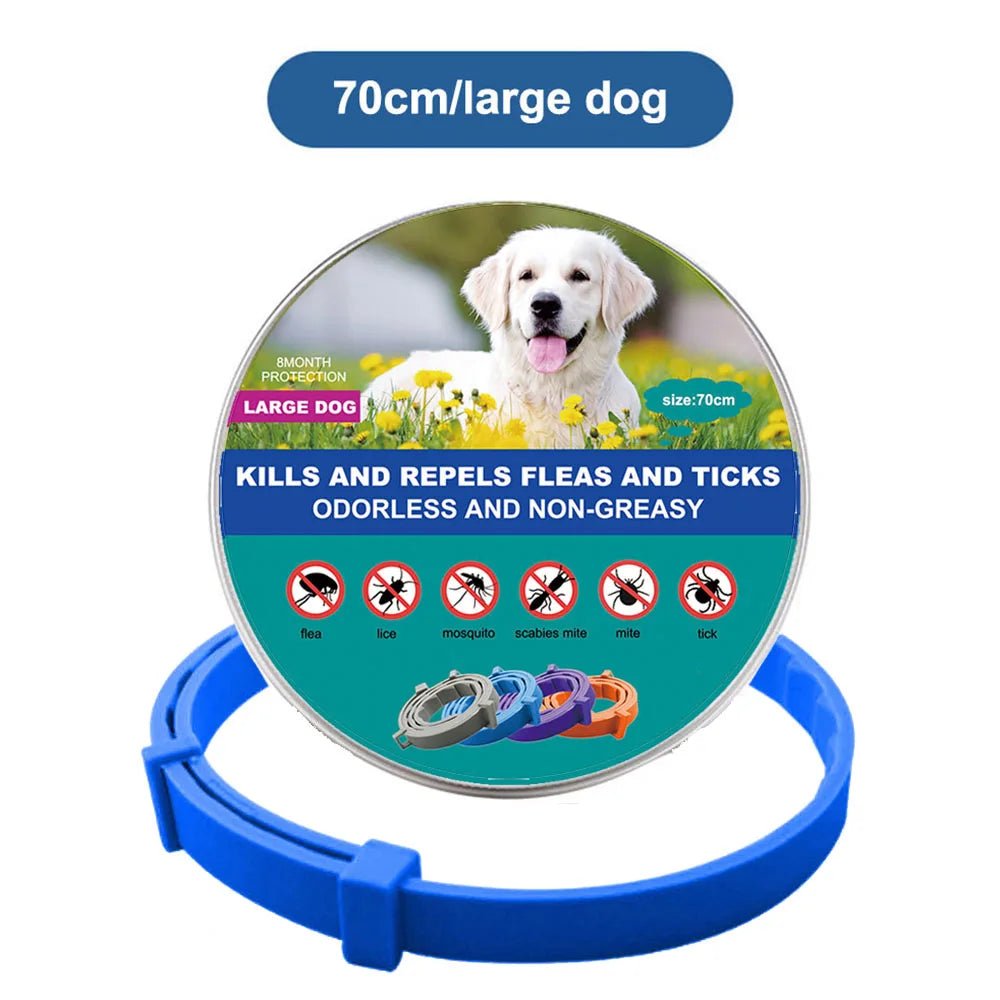 38Cm 70Cm Retractable Deworming Dog Cat Collar Pet anti Flea Ticks Collar Repellent Mosquito Pet Collars for Cats Dogs Products - Eco and More Pet Store