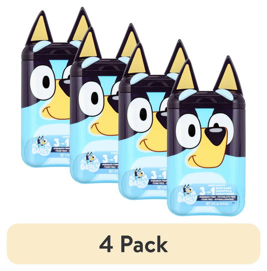 (4 Pack)  3In1 Shampoo, Conditioner and Body Wash