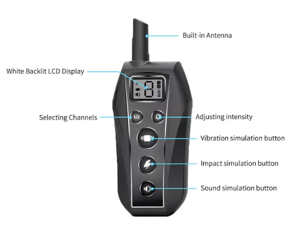 650 YD Remote Dog Training Shock Collar Waterproof for Small Medium Large Dogs - Eco and More Pet Store DBA Overseen