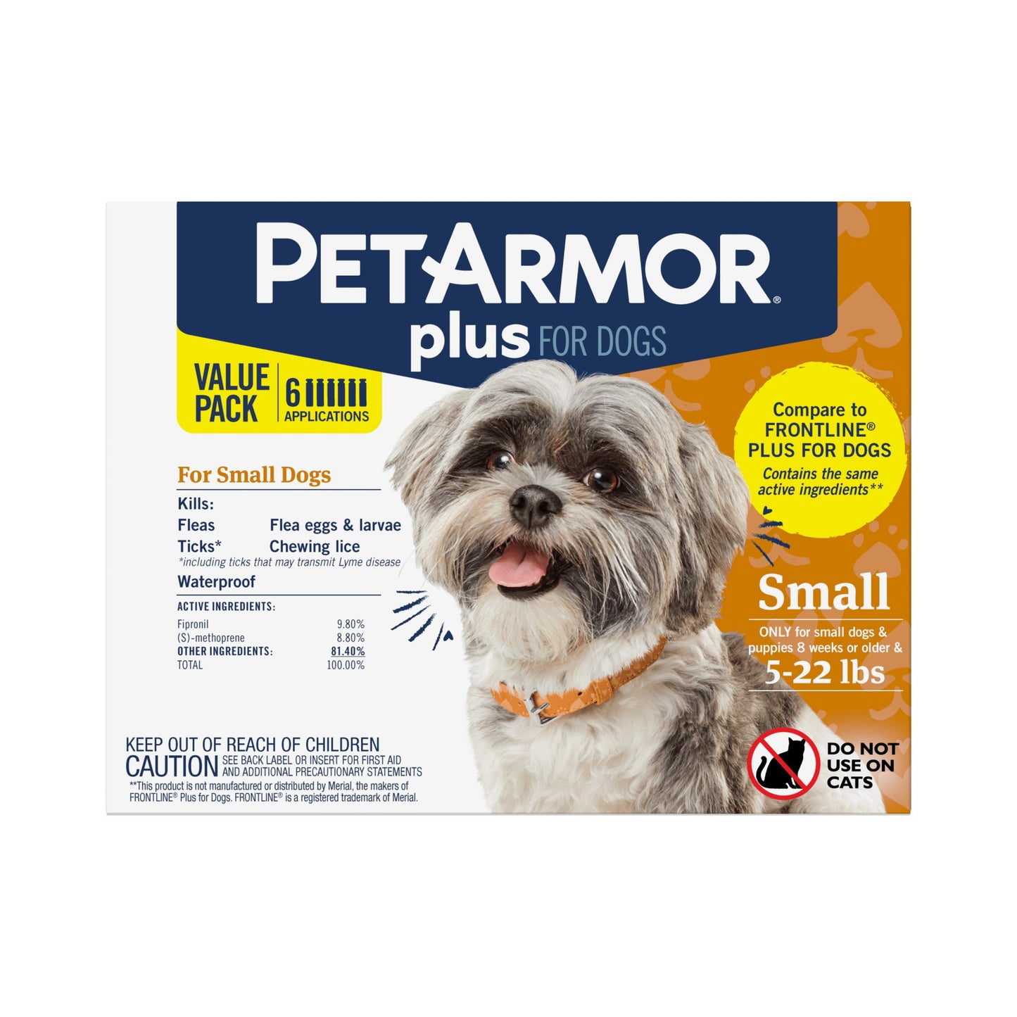 8 - Month Flea & Tick Prevention for Small Dogs (5 - 22 lbs) | Long - Lasting Protection Against Pests - Safe & Effective Formula for Happy, Healthy Pets - Eco and More Pet Store