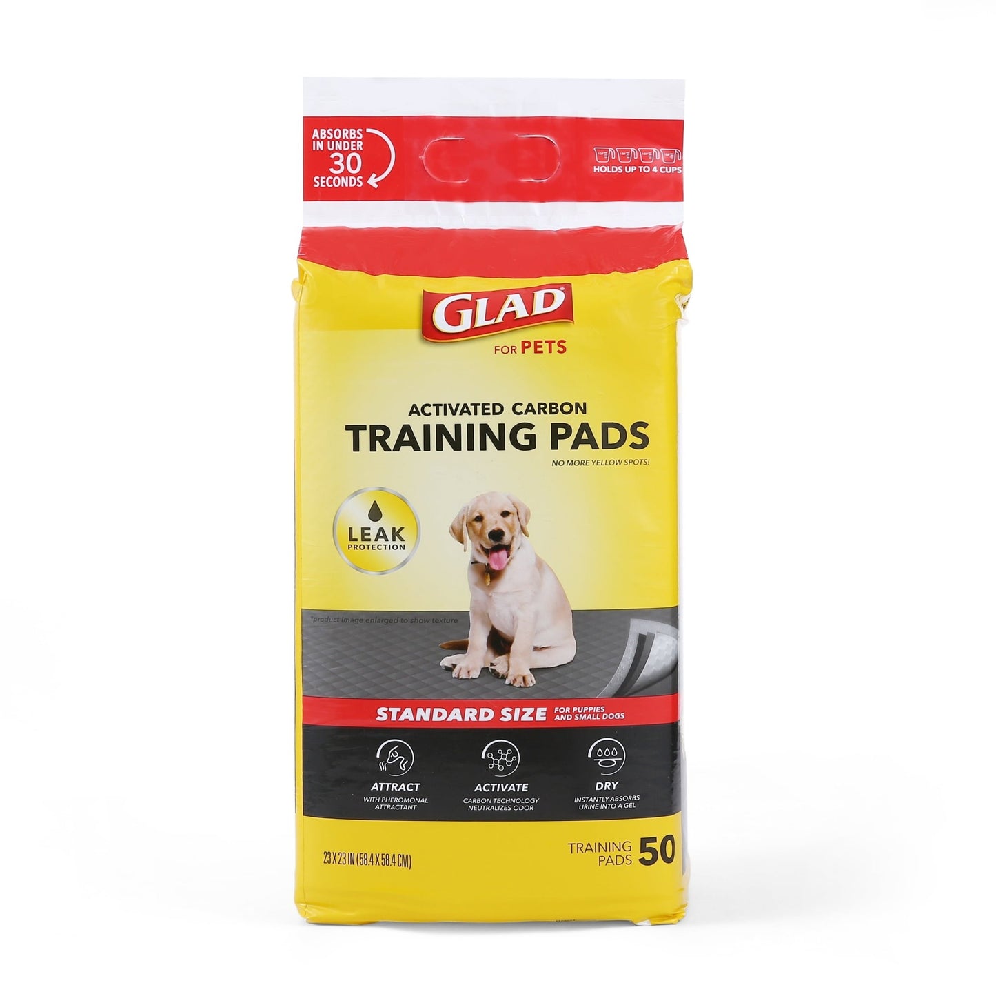 Activated Charcoal Leak - Resistant Training Pads for Dogs, 23In X 23In, 14 Count - Eco and More Pet Store