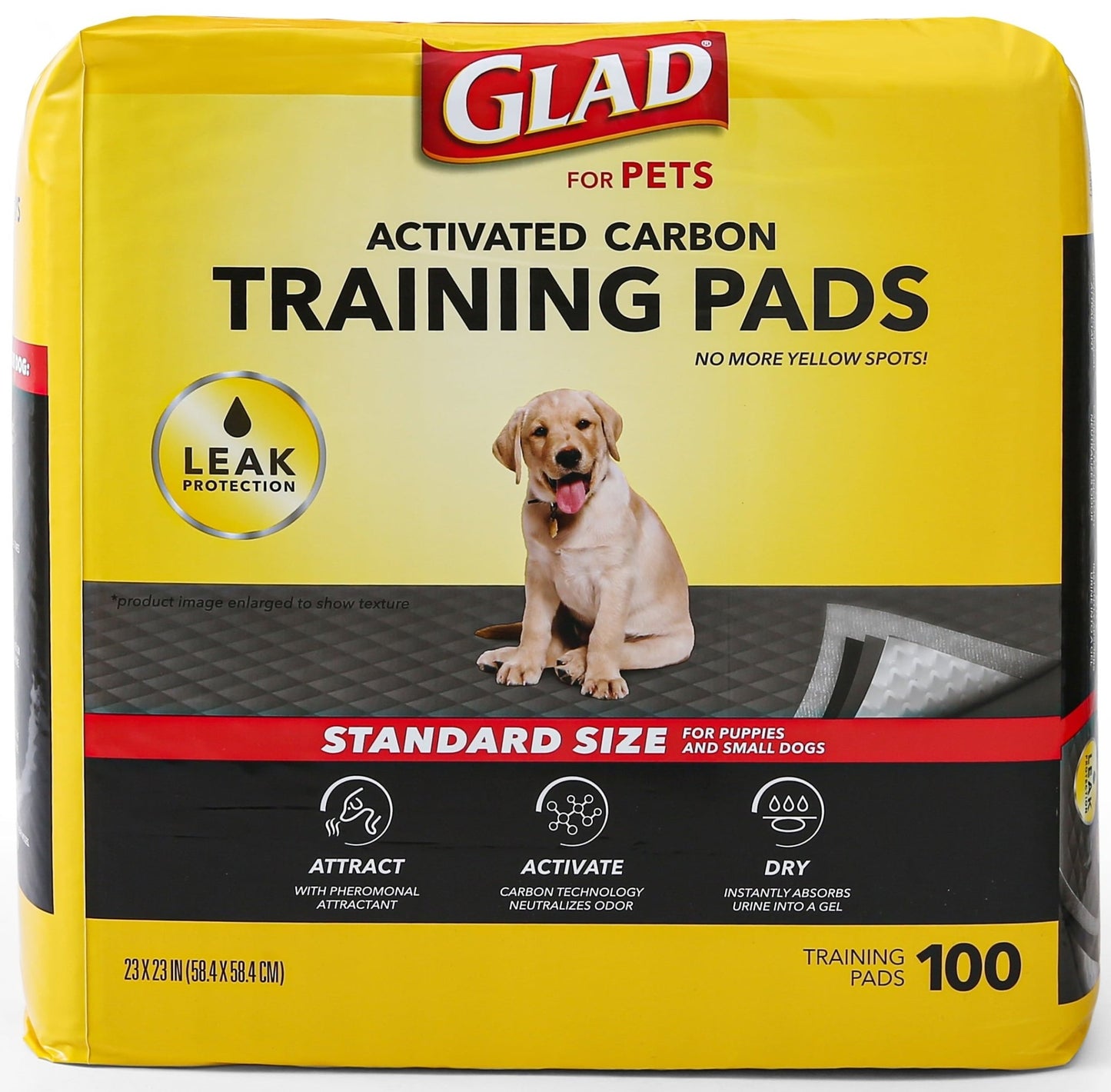 Activated Charcoal Leak - Resistant Training Pads for Dogs, 23In X 23In, 14 Count - Eco and More Pet Store