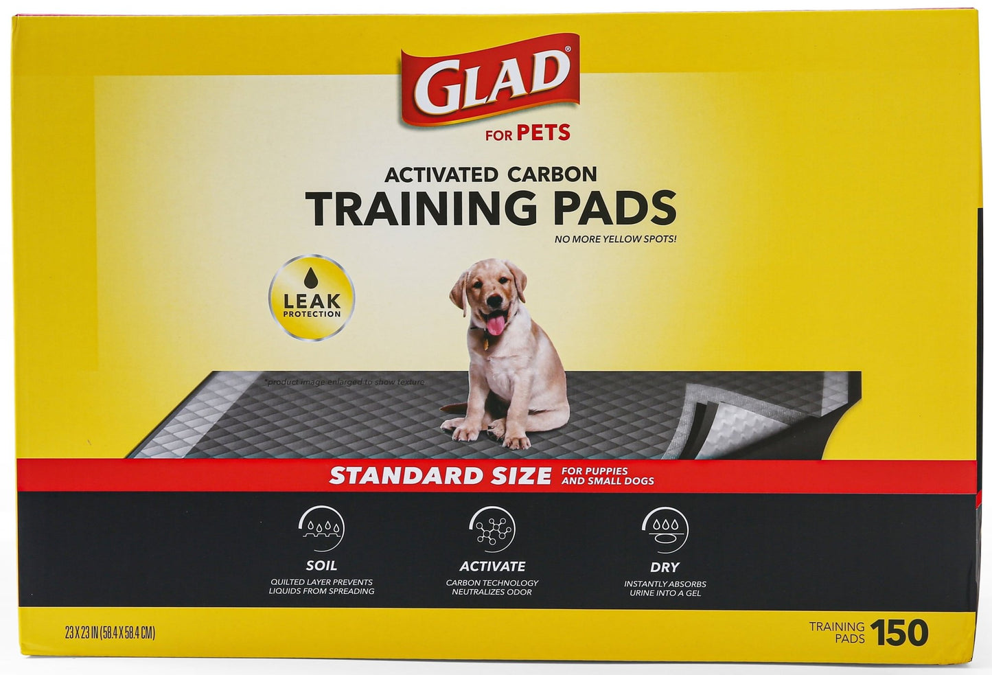 Activated Charcoal Leak - Resistant Training Pads for Dogs, 23In X 23In, 14 Count - Eco and More Pet Store