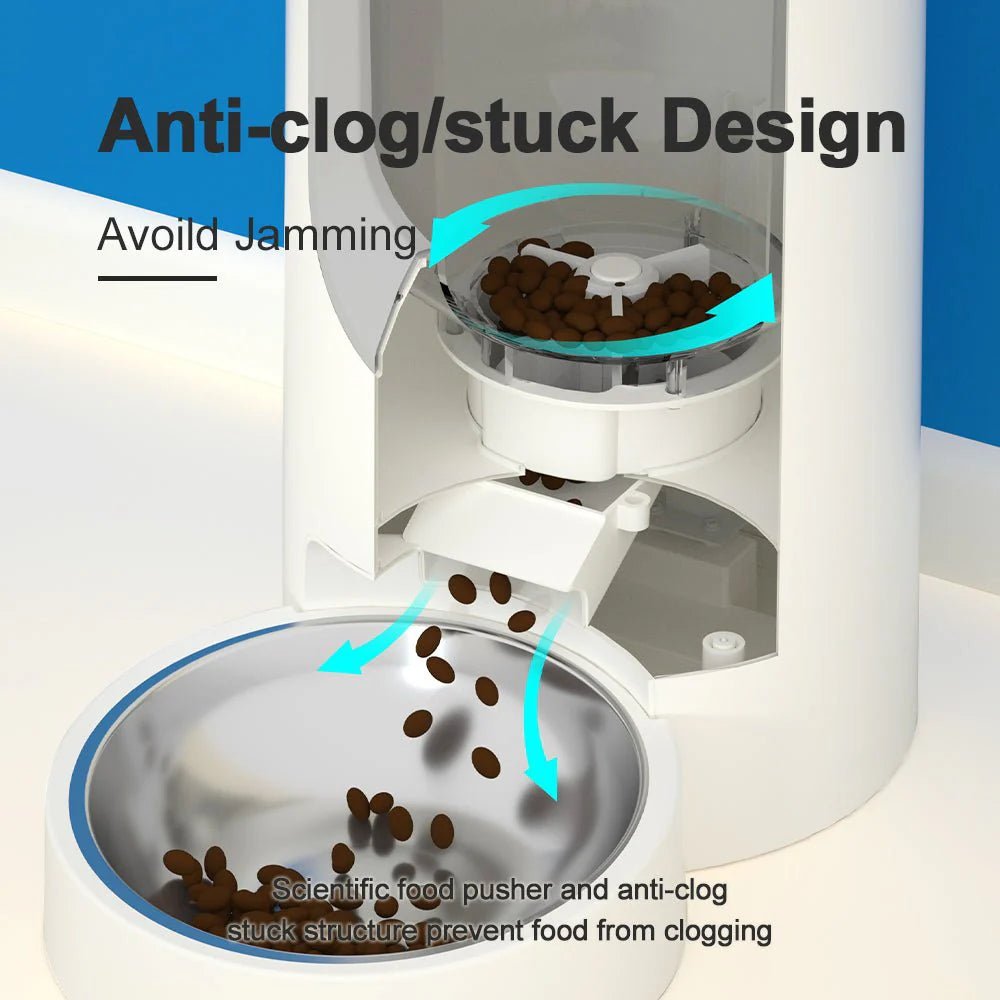 Automatic Cat Feeder | Timed Cat Food Dispenser Wi - Fi with APP Control for Remote - Eco and More Pet Store DBA Overseen