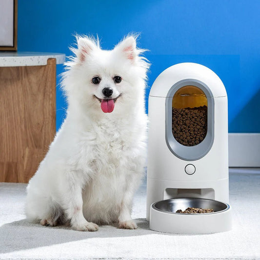 Automatic Cat Feeder | Timed Cat Food Dispenser Wi - Fi with APP Control for Remote - Eco and More Pet Store DBA Overseen