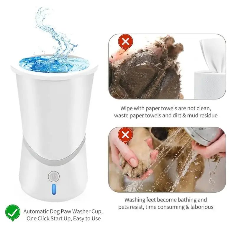 Automatic Dog Paws Cleaner Pet Foot Washer Cup Portable Paw Cleaner for Small and Medium - Sized Dogs Silicone Dog Paw Cleaner Cup - Eco and More Pet Store