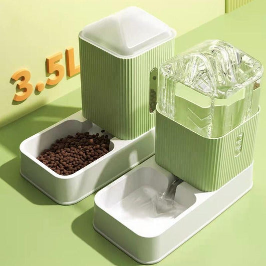 Automatic Pet Feeder with Hygienic Drinking System - Eco and More Pet Store