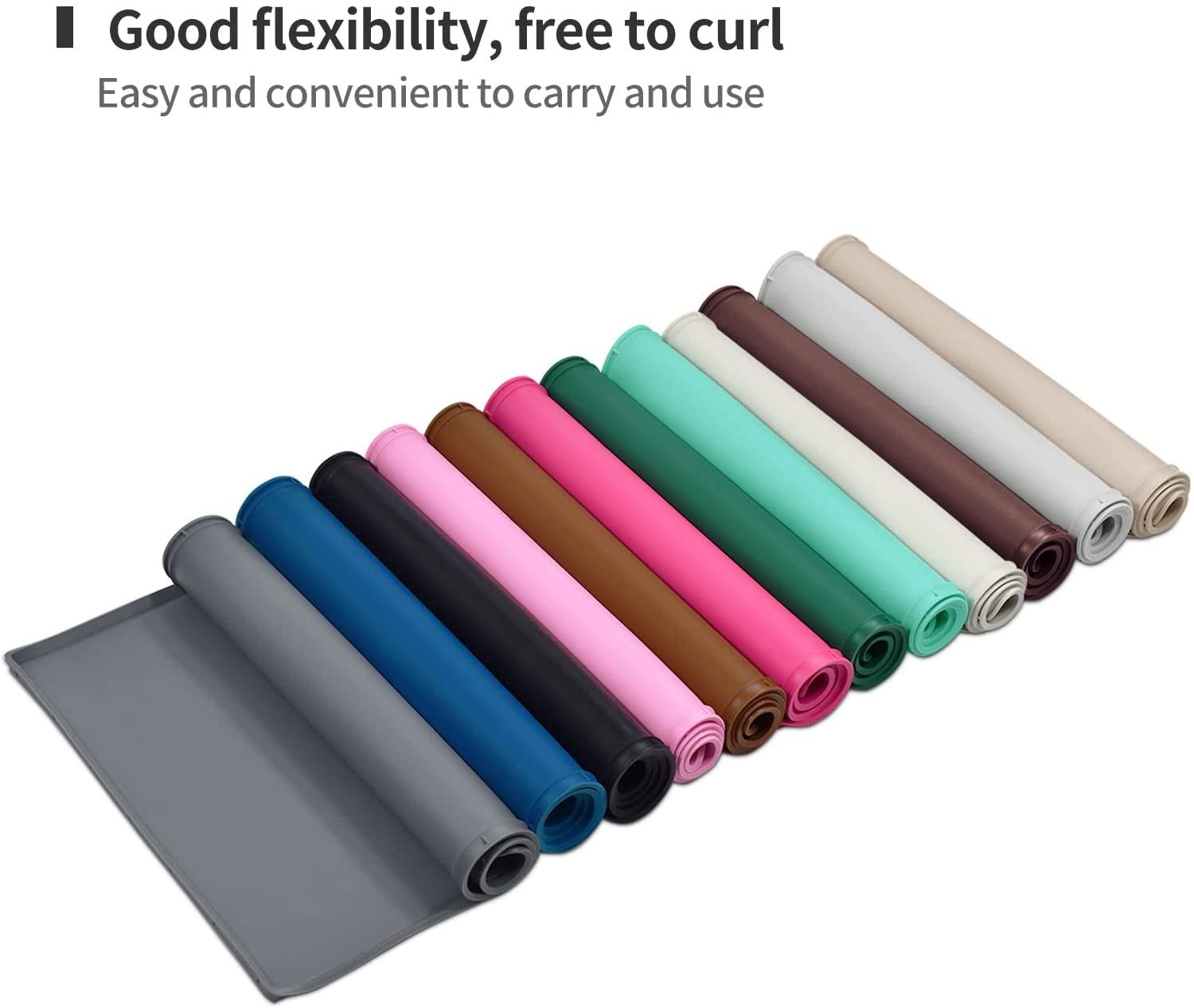 Dog Food Mat | Silicone Waterproof Food Tray | Non Slip Pet Bowl Mats Placemat,1" Raised Edge, Suitable for Most Small and Medium Sized Pets,32" X 24" - Eco and More Pet Store DBA Overseen