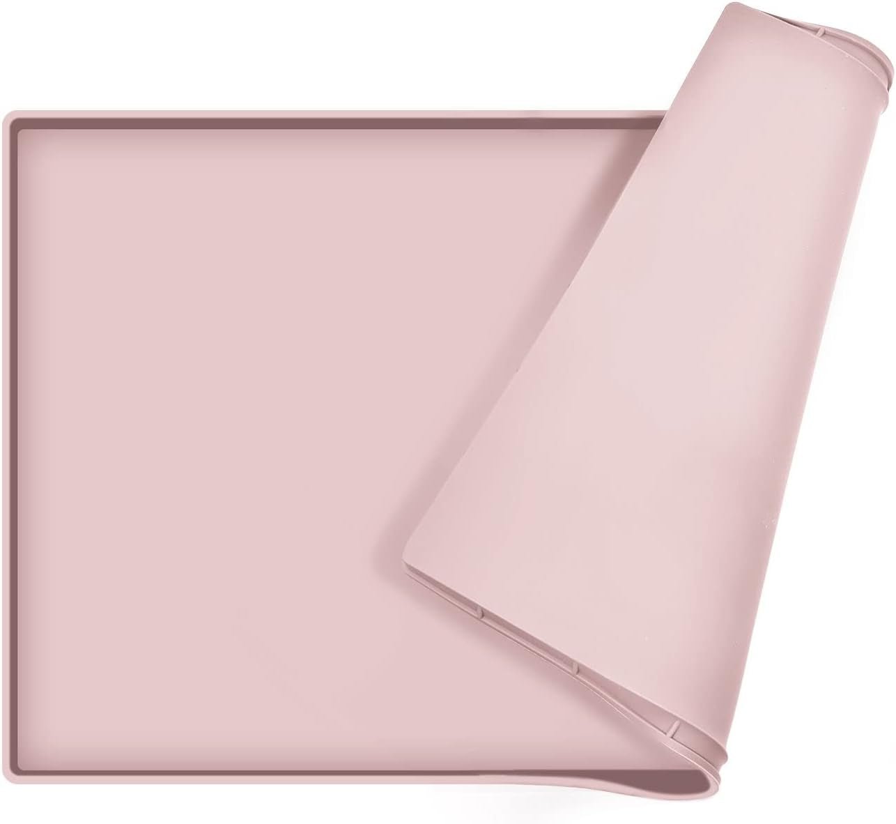 Dog Food Mat | Silicone Waterproof Food Tray | Non Slip Pet Bowl Mats Placemat,1" Raised Edge, Suitable for Most Small and Medium Sized Pets,32" X 24" - Eco and More Pet Store DBA Overseen