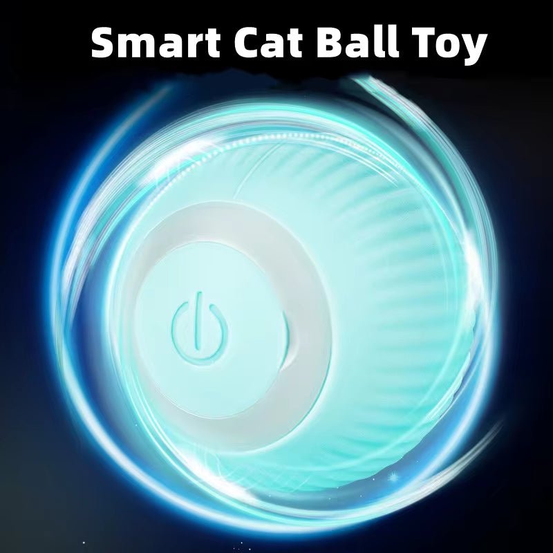 Electric Cat Ball Toys Automatic Rolling Smart Cat Toys Interactive for Cats Training Self - Moving Kitten Toys for Indoor Playing - Eco and More Pet Store