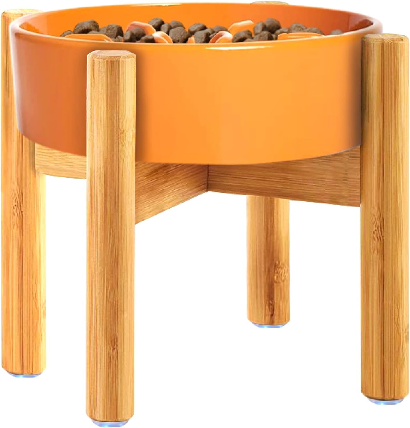 Elevated Dog Bowl Stand for Small to Medium Breeds – Adjustable Height & Width for Comfort – Perfect for Beagles, Terriers, Basset Hounds, Bulldogs, and Cocker Spaniels – 7.5 - Inch Tall (Bowl Not Included) - Eco and More Pet Store