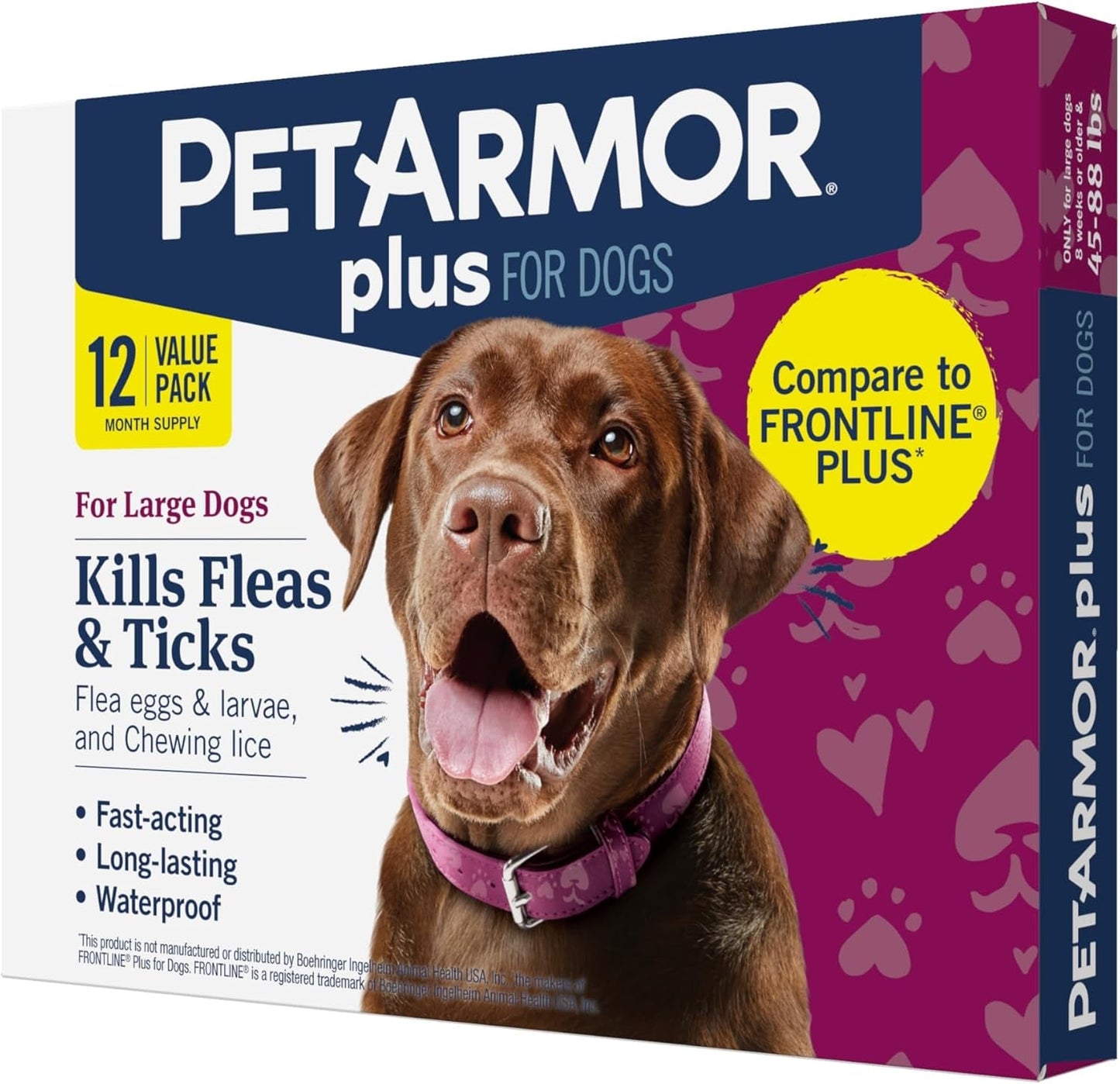 Fast - Acting Flea and Tick Prevention for Cats | Waterproof Topical Treatment (3 Doses) for Cats Over 1.5 lbs - Effective Defense Against Pests - Eco and More Pet Store