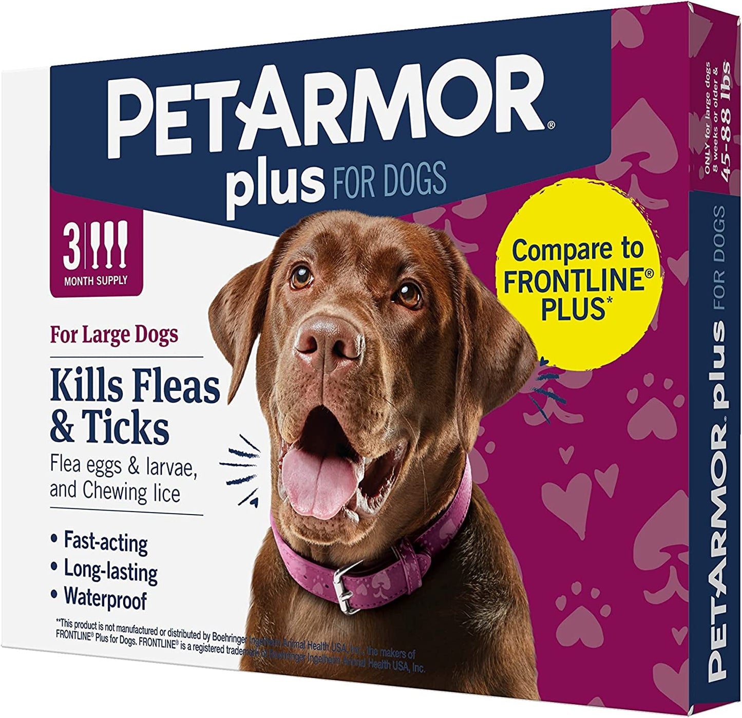 Fast - Acting Flea and Tick Prevention for Cats | Waterproof Topical Treatment (3 Doses) for Cats Over 1.5 lbs - Effective Defense Against Pests - Eco and More Pet Store