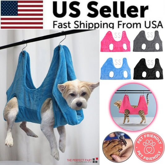 Grooming Hanging Hammock Harness | Portable Pet Dog Cat Grooming Hanging Hammock Harness Breathable Groom Helper US - Eco and More Pet Store DBA Overseen