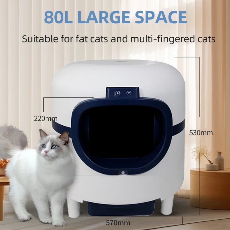 HEYBO Stylish Litter Box Cat Supplies with Smart Sensor - Eco and More Pet Store DBA Overseen