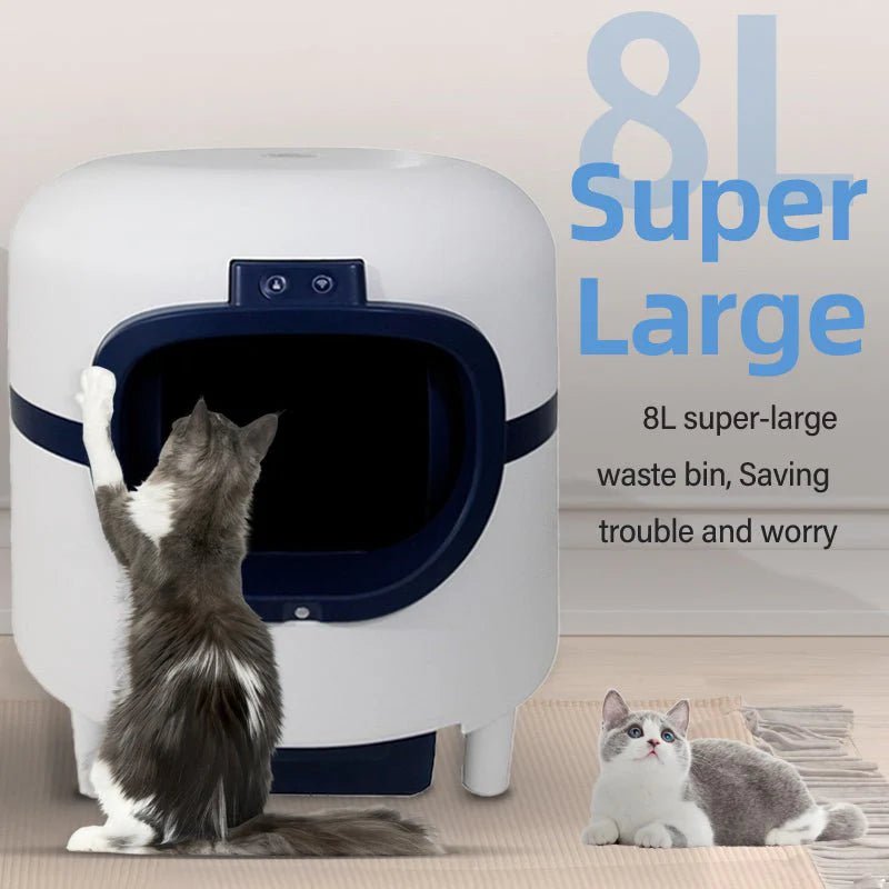 HEYBO Stylish Litter Box Cat Supplies with Smart Sensor - Eco and More Pet Store DBA Overseen