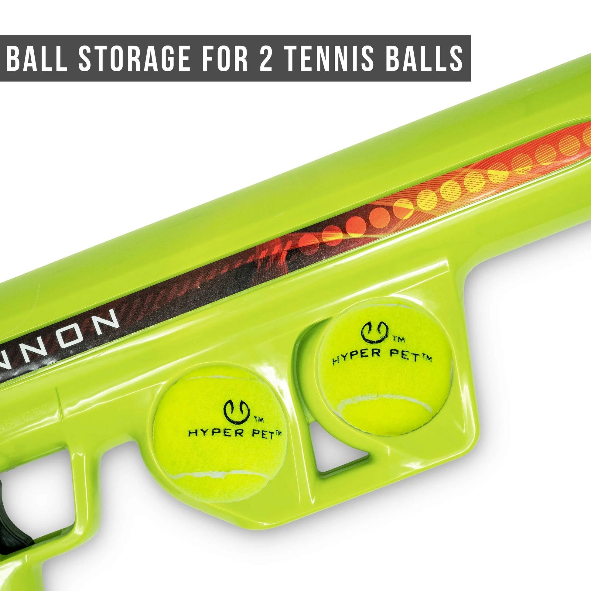 "Hyper Pet K9 Kannon Interactive Dog Tennis Ball Launcher - Hands - Free Fetch Toy with One Safe Tennis Ball for Endless Outdoor Fun!" - Eco and More Pet Store