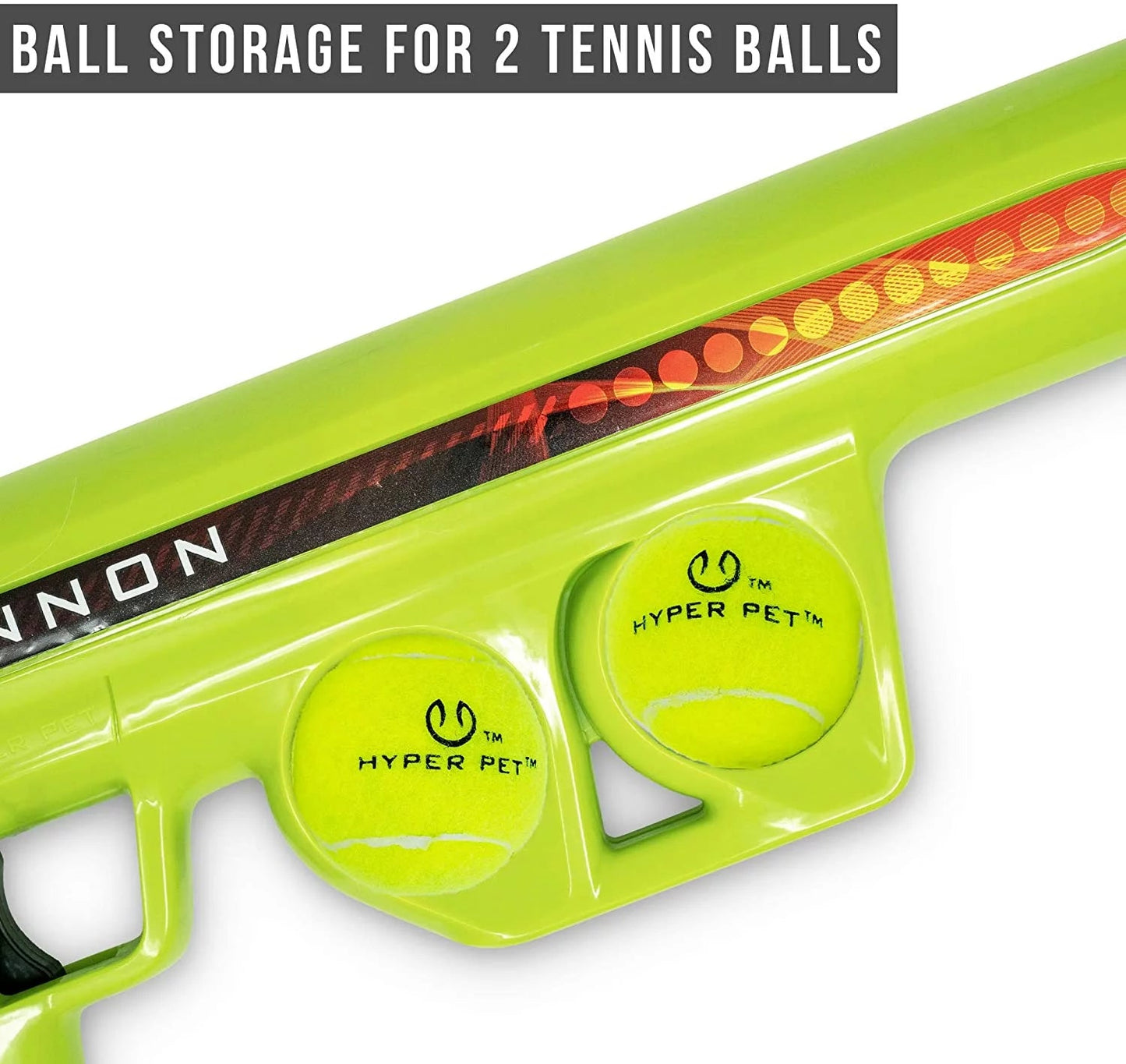 "Hyper Pet K9 Kannon Interactive Dog Tennis Ball Launcher - Hands - Free Fetch Toy with One Safe Tennis Ball for Endless Outdoor Fun!" - Eco and More Pet Store