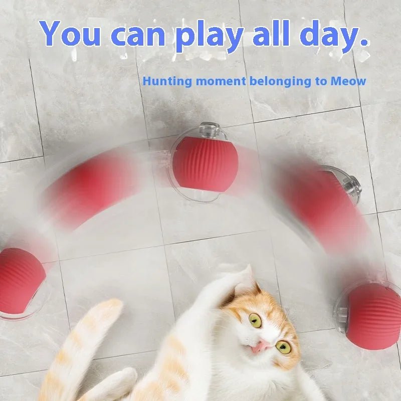 Interactive Cat Toys Ball Auto Electric Rolling Ball Toys for Cats/Kitty Pets Smart Automatic Teaser USB Rechargeable - Eco and More Pet Store