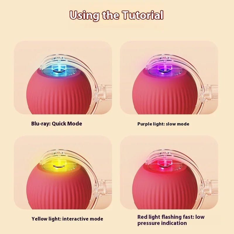 Interactive Cat Toys Ball Auto Electric Rolling Ball Toys for Cats/Kitty Pets Smart Automatic Teaser USB Rechargeable - Eco and More Pet Store