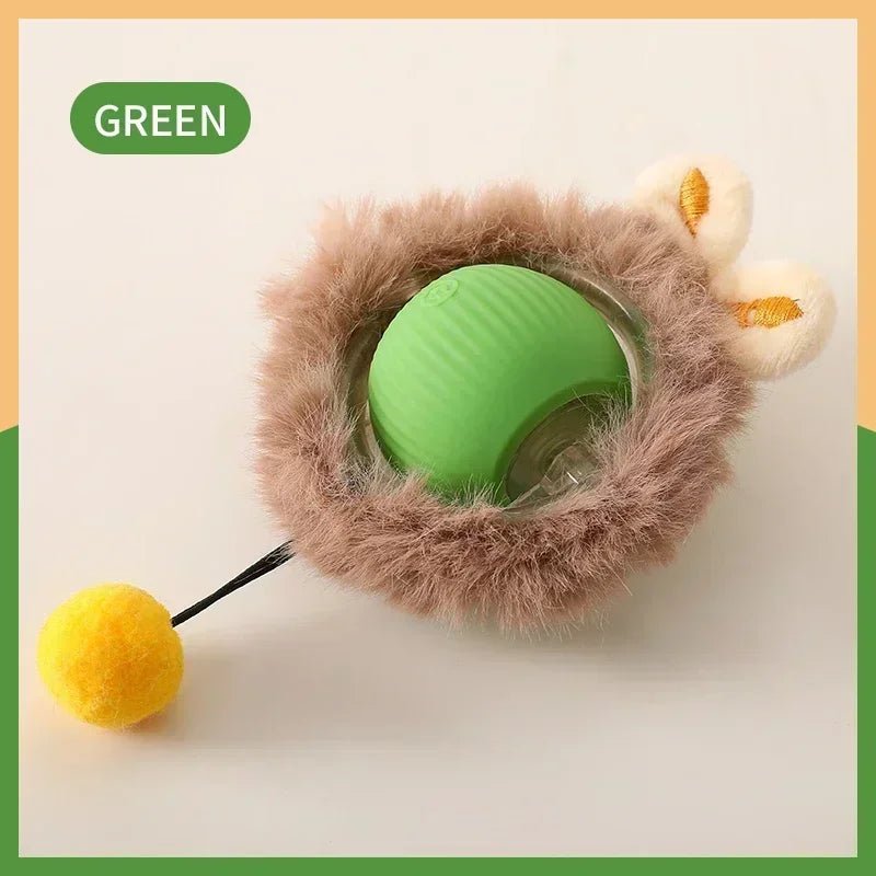 Interactive Cat Toys Ball Auto Electric Rolling Ball Toys for Cats/Kitty Pets Smart Automatic Teaser USB Rechargeable - Eco and More Pet Store